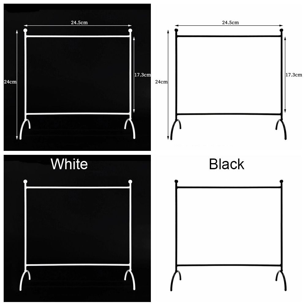 Iron Mini Cloth Organizer Black White Dollhouse Furniture Gift Doll Clothes Rack 1/6 1/12 Doll