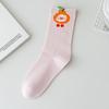 5 Pairs of Female Spring and Summer Cute All Match Cartoon Animal Tube Socks