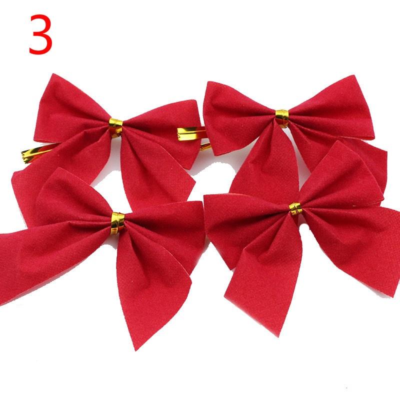 Xiaomi 30Pcs/set Christmas Small Bow-knot Christmas Tree DIY Decoration Pendants Festive Scene Decoration Ornaments