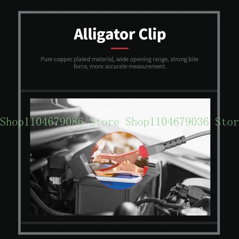 6V 12V 24V BM550 Trailer Car Motorcycles Battery Tester 100-2000CCA Battery System Charging Cranking Test Tool