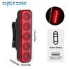 Bicycle Tail Lights Rechargeable LED Bright MTB Road Bike Rear Light Cycling Safety for Night Riding Lighting Bicycle Taillights