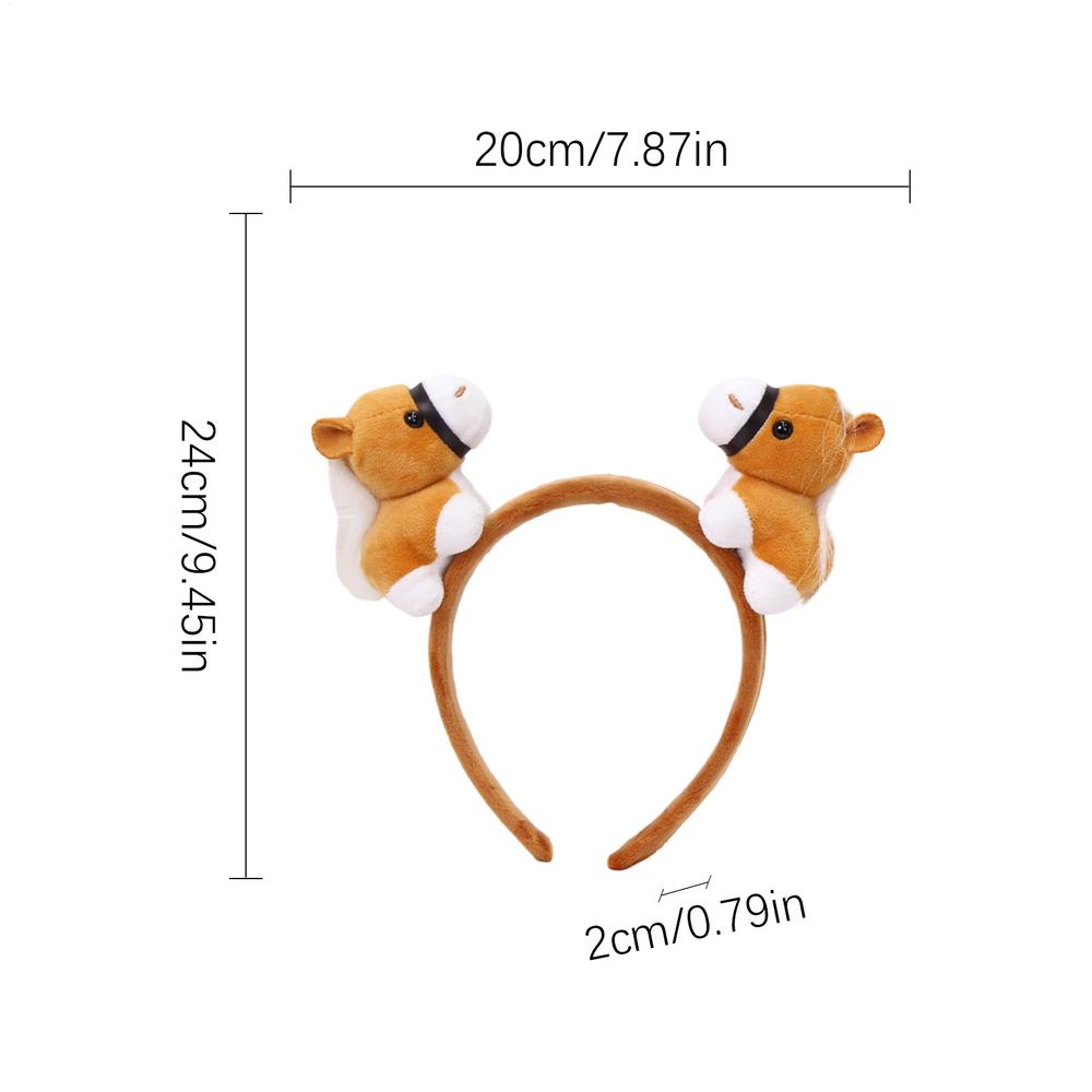 1PC Cosplay Headbands Funny Cute Hair Hoop Headwear Animal Cosplay Costume Headwear For Christmas Carnival Theme Party Dress-Up