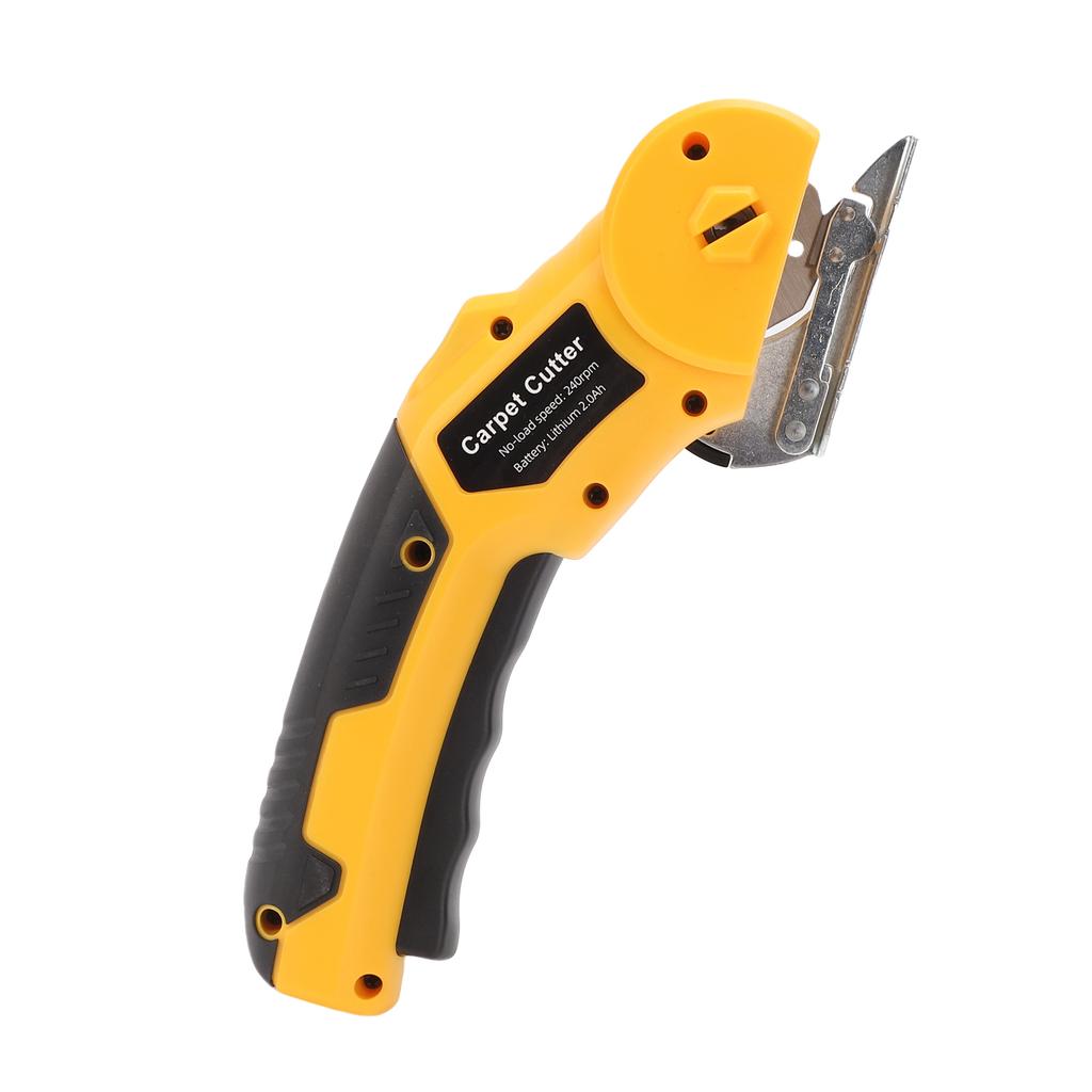 Cordless Electric Scissors, Rechargeable Cardboard Cutter with LED Light and   Lock, Powerful Cutting Tool for Leather, Carpet, Plastic, Sewing a