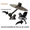 2Pcs Car Vent Mini Drum Crash Cymbal for Car Vent Car Dashboard Percussion Turn Your Ride Into A Rhythm Zone Drummer Car Accessory