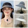 Portable Sunshade Alpine Hat Breathable Foldable Bucket Hat Top Mesh Fisherman Cap  Spring