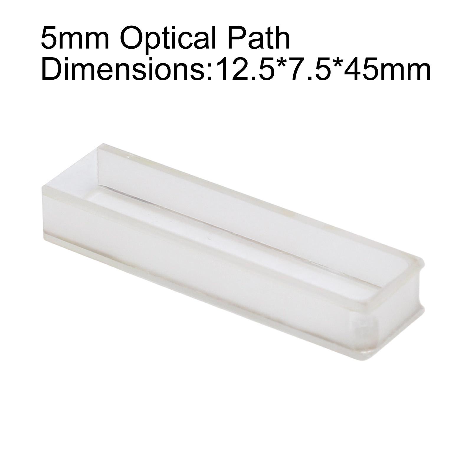 

Industry Glass Cuvette Cuvette 340-2500nm Parts Replacements 1 Pcs 3.5ml 300℃/556℉ For 751/722 Spectrophotometer