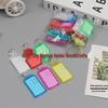 Double-Sided Numbered Transparent Key Tags for Easy Classification and Engraving