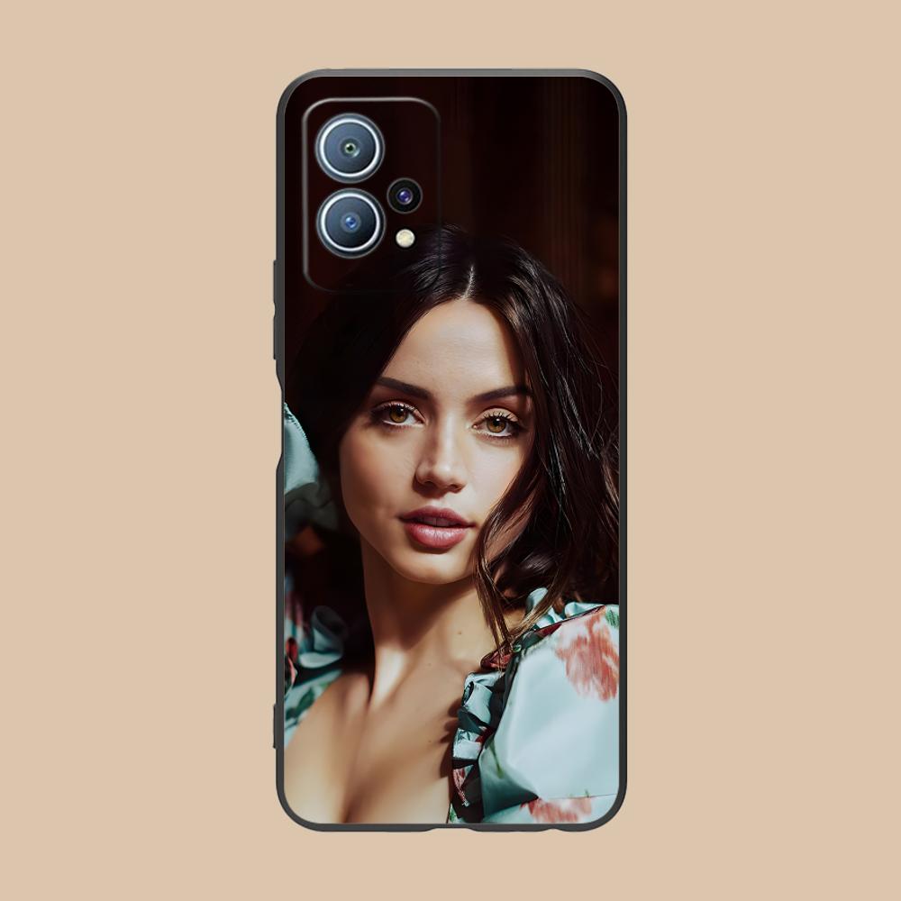 Ana De Armas Matte TPU Mobile Phone Case for Huawei P60 P50 P40 P30 P20 P10 P9 P8 Pro Lite Plus Colorful Printing Cover