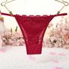 Ultra Thin Lace Strap Bandage Briefs Underwear G-string Panties