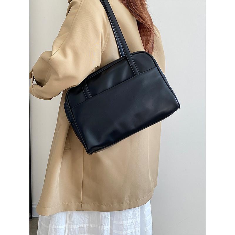 Ielgy Autumn Winter All-Match Commuter Large-Capacity One-Shoulder Portable Tote Bag