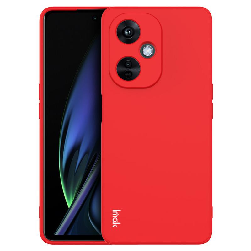 

IMAK UC-4 Series Straight Edge Phone Case for OnePlus Nord CE 3 Lite 5G/Nord N30 5G/Oppo K11x 5G,TPU Protective Cover Red