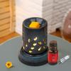 AuraDecor Electric Diffuser Gift Set with 1 Extra Light Bulb and 10 Ml Aroma Oil (Rose) || HomeDecor || Diffuser Set || Air Freshner (Cylindrical)