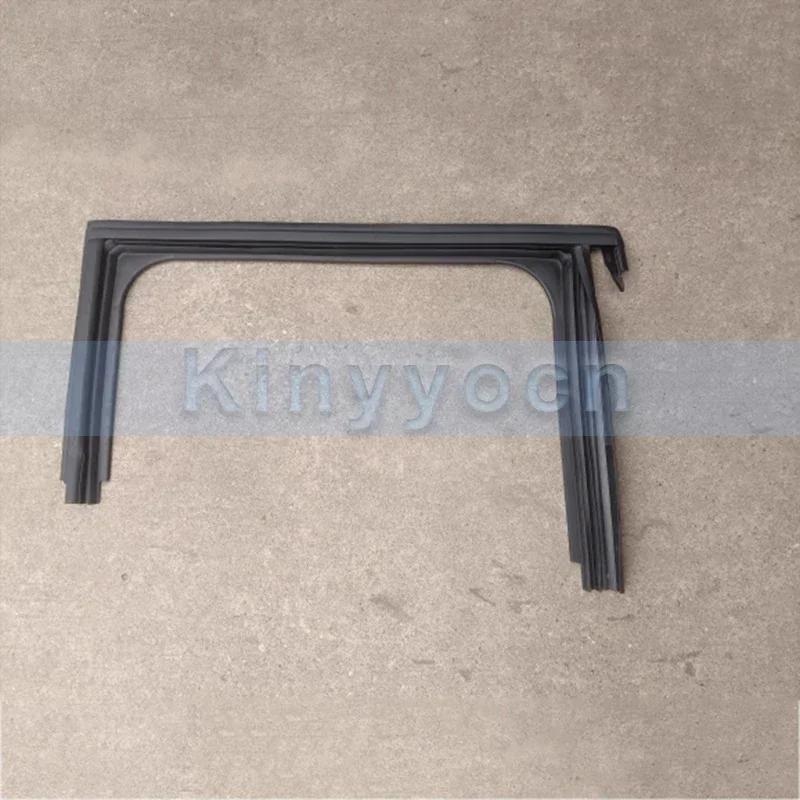 Car Window Upper Rubber Strip Sealing Black For Peugeot 2008 Glass Lifter Guide Groove Mud Trough