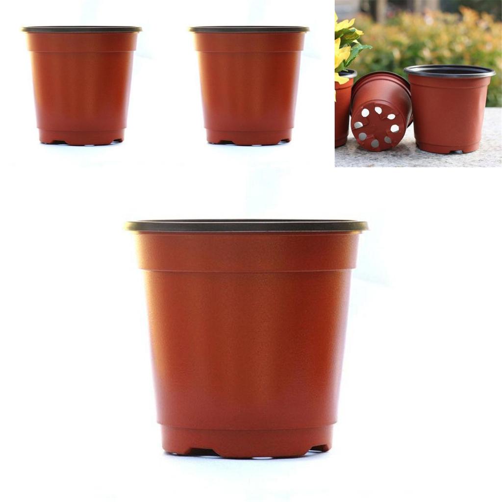 10/50/100 Stück Plastik Sämlingshalter Blumentöpfe mit ausgewogenen Drainageeigenschaften**