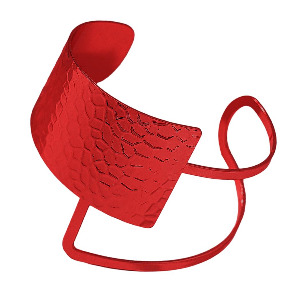 Unique Open Cuff Bracelet for Women Girls Adjustable Size Wristband Hiphop Exaggerated Jewelry Fashionable Wristwear