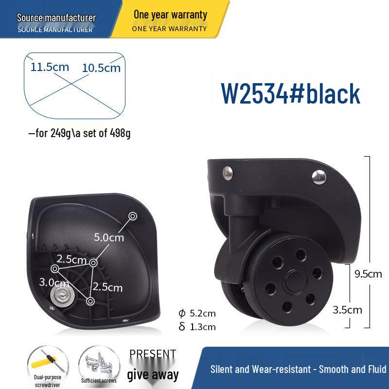 Rodas de Substituição Universal para Malas e Malas de Trolley