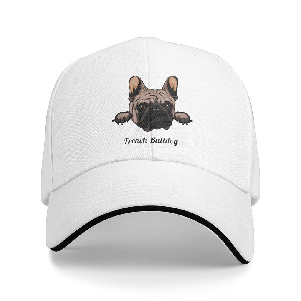 Custom Fashion French Bulldog Baseball Cap WoUnisex Unisex Adjustable Unisex Frenchie Dog Dad Hat Spring Sun Hat