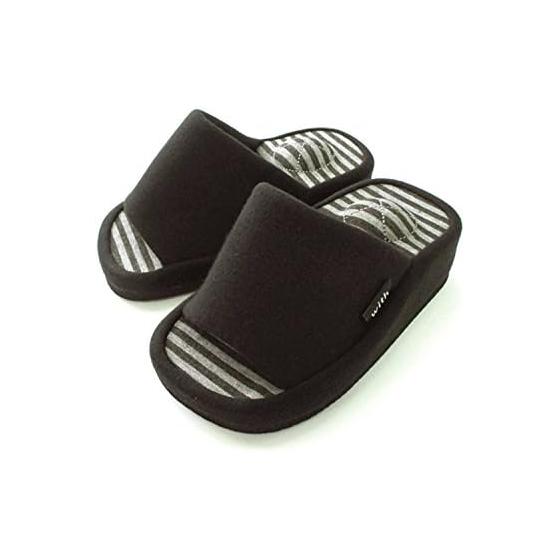 [Okumura] okumura slippers with diet black NWAA7904BK Grip with fingers, stand on tiptoe, wide, easy to wear