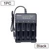 4 Slot USB Battery Charger for 18650 3.7V Li-ion Rechargeable Cells Compatible with 10440 14500 16340 18500 18350 14650 16650