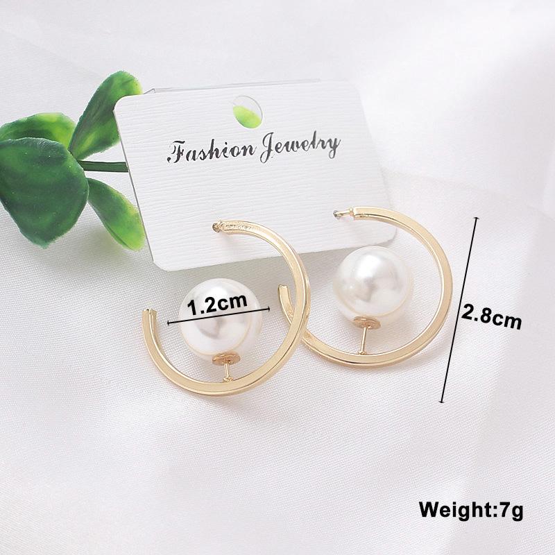 New European Exaggerated Dangle Earrings for Women Metal Geometric Statement Long Hanging Earrings Punk Personality Drop Earring