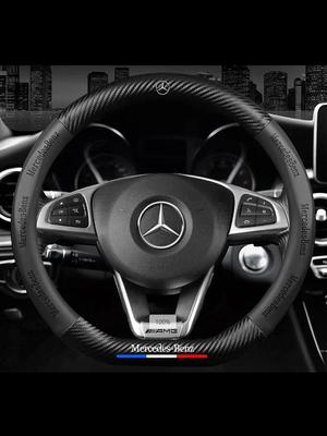 Autosticker Heet 2026 Nieuw Voor Benz Auto Stuurwielhoes Voor Mercedes Benz A B C E S V Klasse GLB GLC GLE Sprinter Pilot SLK SL