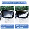 Auto Mirror Rain Visor Eyebrow Clear Car Side Mirror Visor Rain Guard Vehicle Side Mirror Cover (2 Pack)