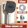 13cm Large Panel 3 Modes High Pressure Shower Head Massage Shower Head With Filter Bathroom Accessories  New