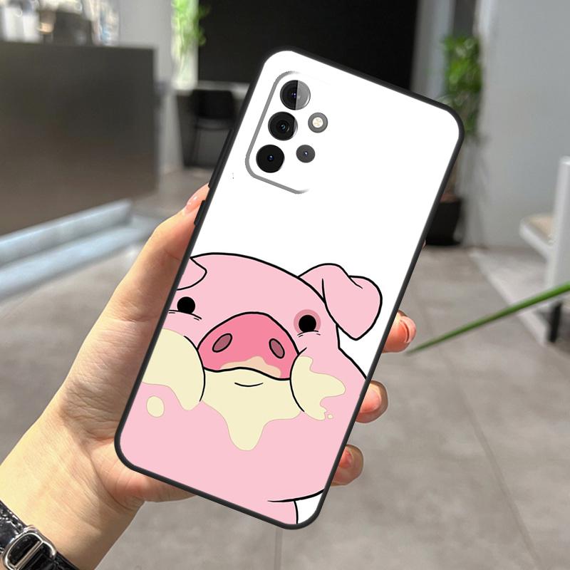 Cute PINK Kawai Pig Case For Samsung Galaxy A52 A32 A12 A56 A36 A54 A34 A14 A05 A16 A26 A13 A33 A53 A15 A35 A55