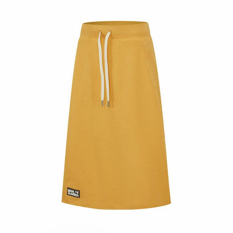 

Puma Select Fashion Versatile Letter A-Line Lace-Up Casual Long Skirt Women skirts Orange 631565-55 M