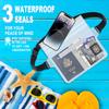 2 PACK Waterproof Waist Phone Bag Large Capacity Swimming Storage Pouch Clear Belt Waist Pack