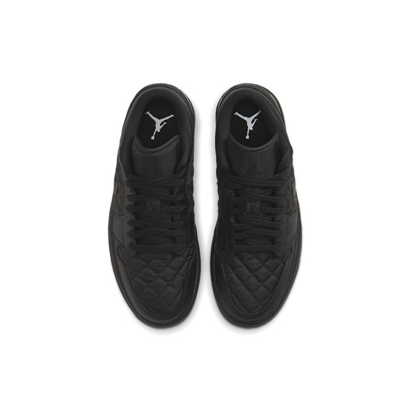 Jordan 1 Low Triple Black Quilted Women's Jordan DB6480-001