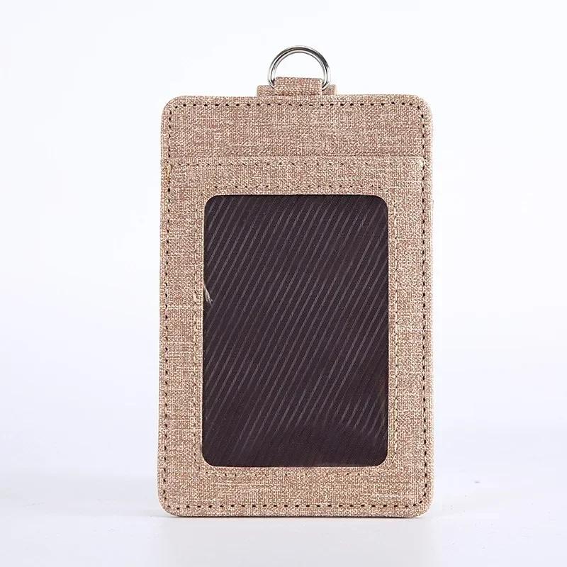 

Fashion Slim Mini Leather Wallet Bank Business Credit Card Holder Leather Short Purse ID Card Holder Badge Bag Case хакі