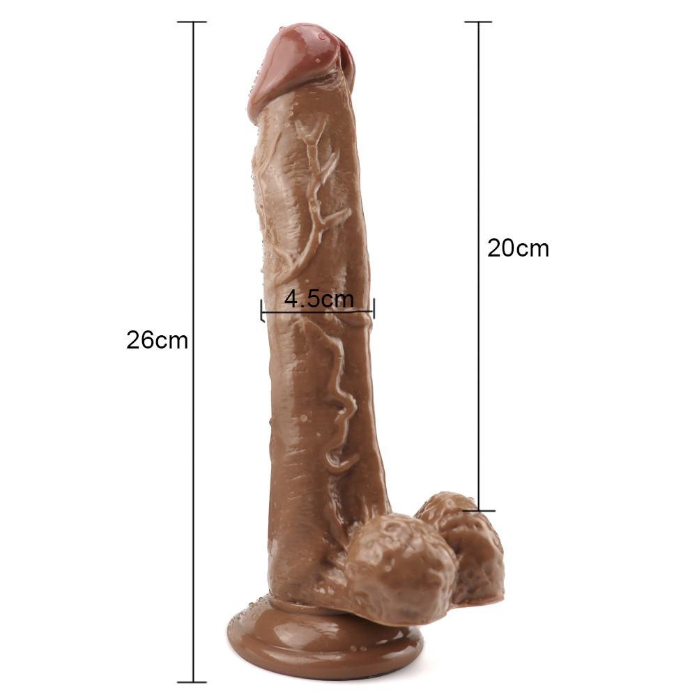 MoDi Senzație de piele Dildo realist material moale Penis mare uriaș cu ventuză Jucării sexuale pentru femeie Strapon Masturbare feminină