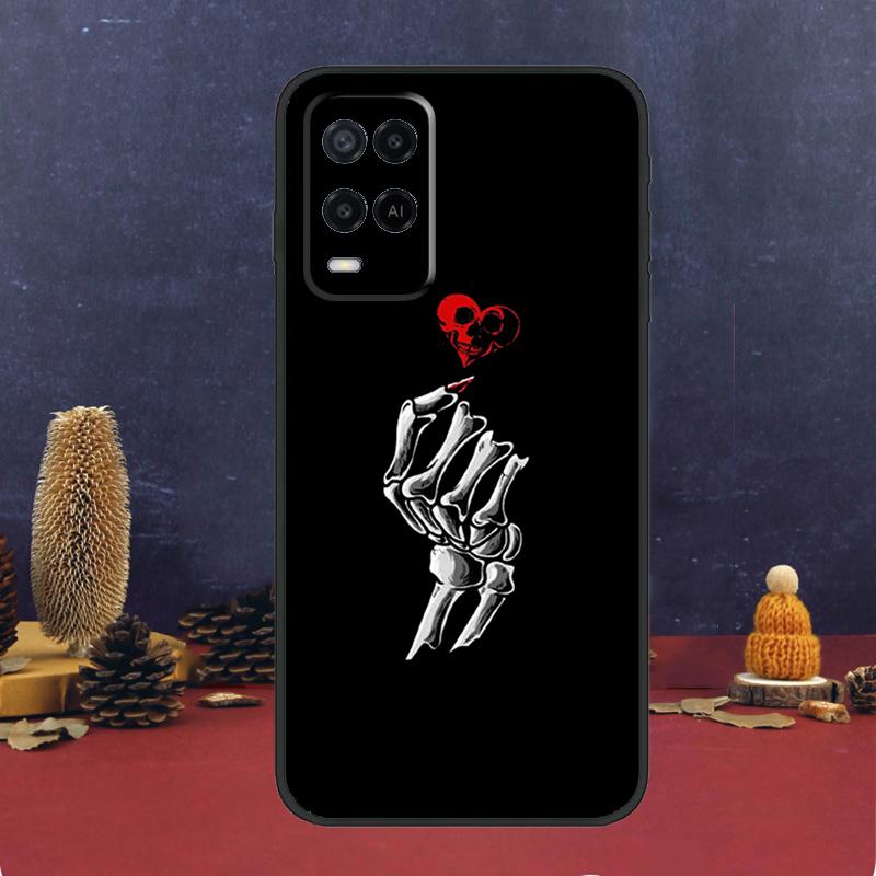 Aesthetics Skeleton Case For Oppo A94 A74 A54 A15 A17 A57 A6 A5 Pro A16 A76 A96 A40 A60 A80 A18 A38 A58 A78 A98