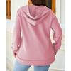 Damska Moda Casual Jednolity Kolor Bluza z Długim Rękawem