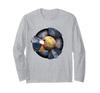 Peanuts Snoopy Astronaut Space Background Long Sleeve T-Shirt