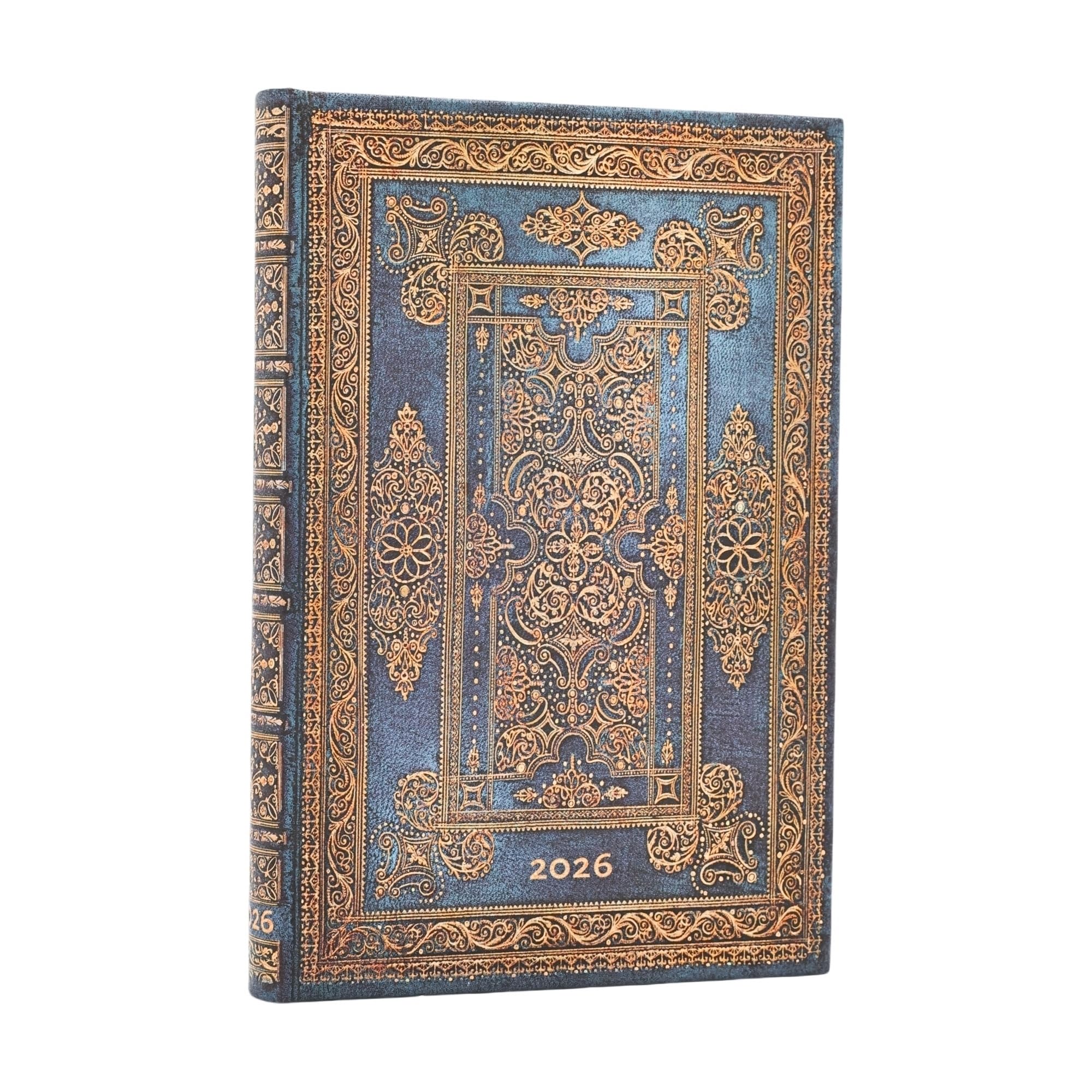 Paperblanks 2026 English Diary Hardcover Blue Luxe Mini DE0728-0