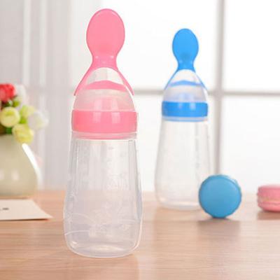Mamadeira de 125ml com Tampa Material de Grau Alimentício Conservador de Frescor Alimento para Bebê