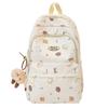 Schoolbag Japanese Ins Cartoon Backpack 1011 New Korean Version Large Capacity Junior High School Student Schoolbag High School Student Backpack 