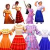 Encanto Mirabel Girls Princess Dress For Costume Parties And Cosplay Floral Detail