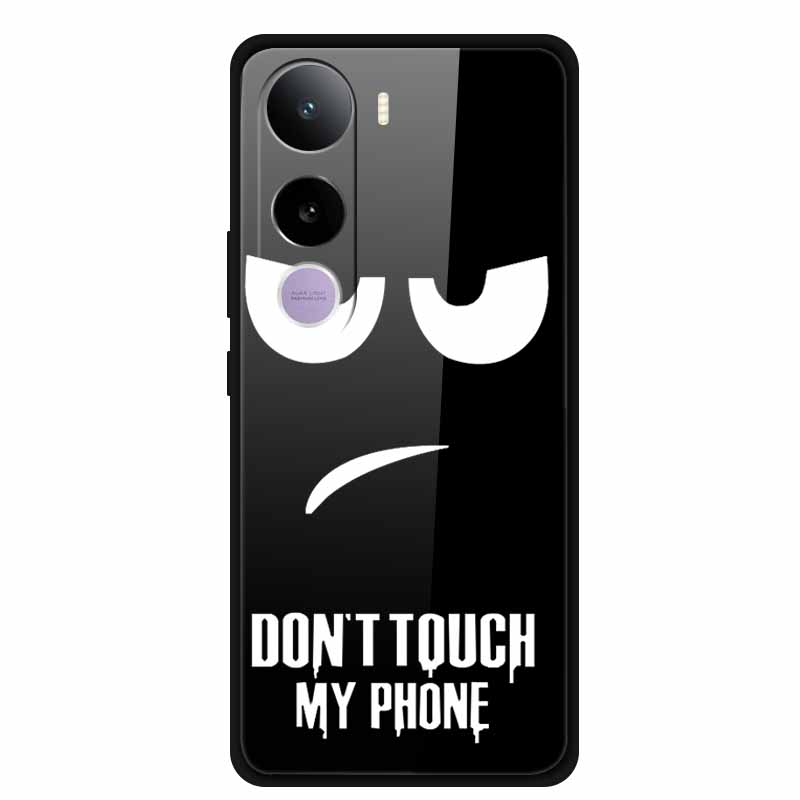 For Vivo Y400 5G Case Y 400 6.67" Animal Wolf Lion Tempered Glass Hard Back Cover For Vivo Y400 2025 Phone Cases Soft Bumper Bag