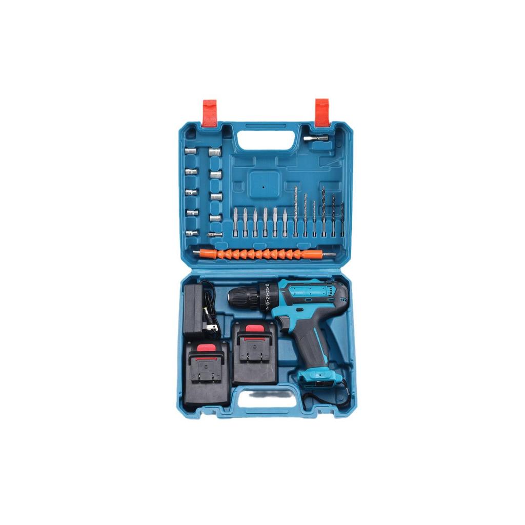 High-Power Multifunctional Lithium Electric Drill & Screwdriver Set