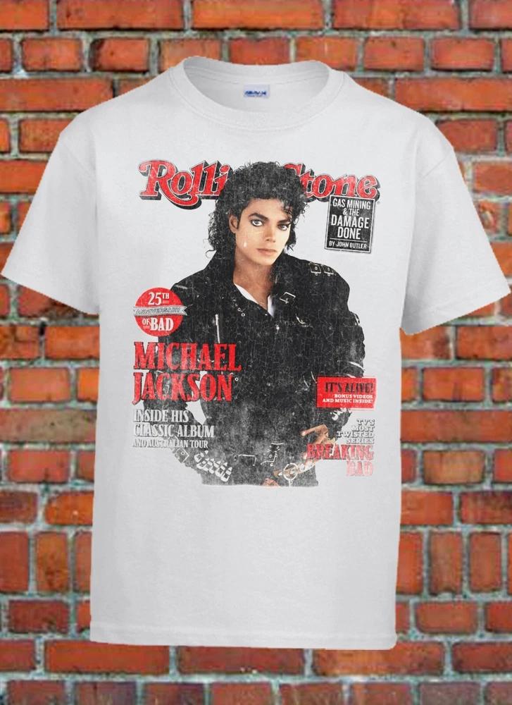 Michael J Magazine Cover Graphic Tee Unisex S