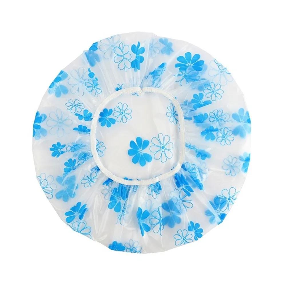 Durable Dustproof Shower Cap Oil-proof Fume Prevention Waterproof Bathing Cap Kitchen Caps Household