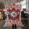 1 pièce Couverture en Flanelle Imprimée SC Corinthians Paulista Haute Qualité Chaude Confortable Couverture pour Toutes les Saisons Parfaite pour les Cadeaux Décoration de la Maison