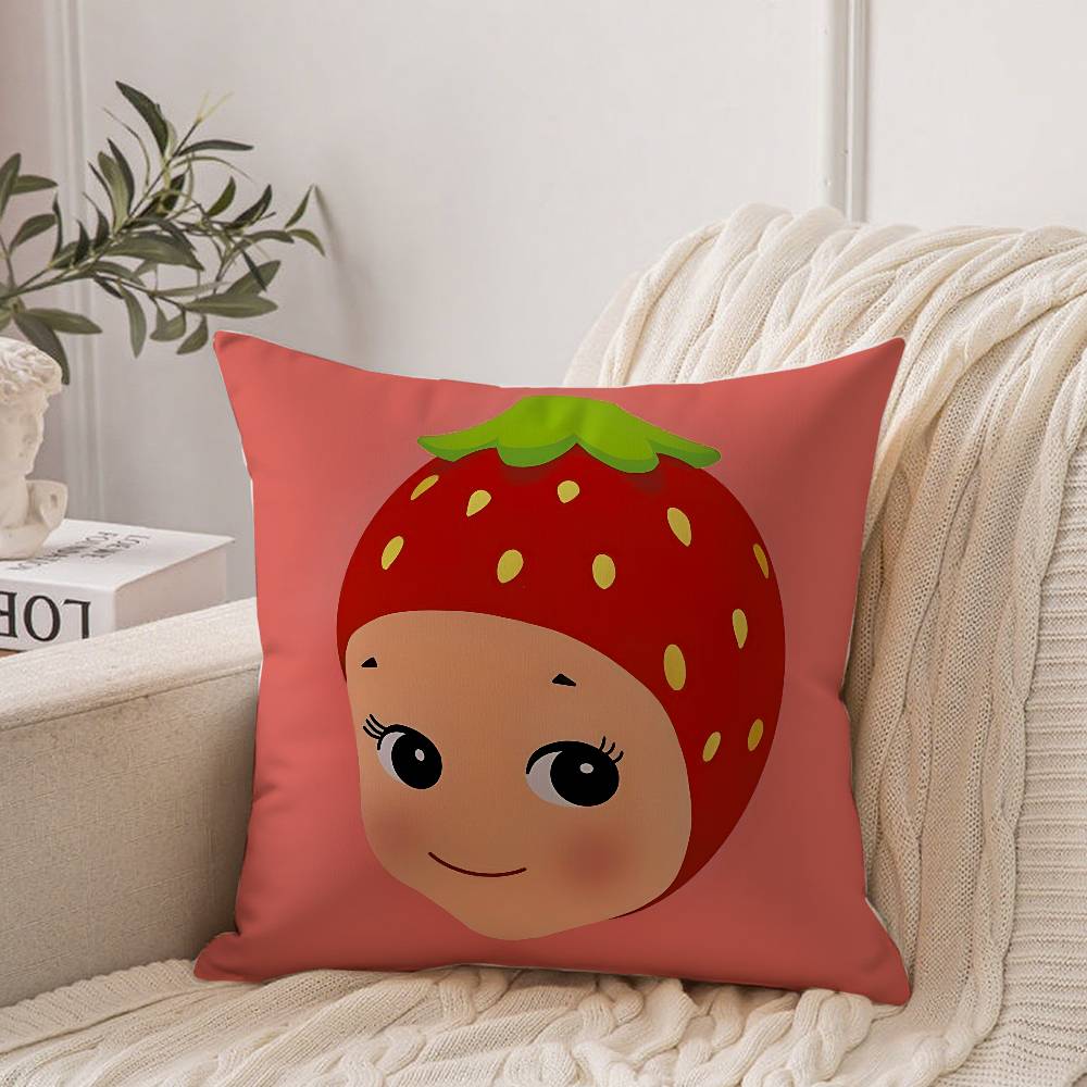 Cute E-elemental Kawaii Pillow Case Home Decor Throw For Sofa Bed Car Room Decor Gift Idea