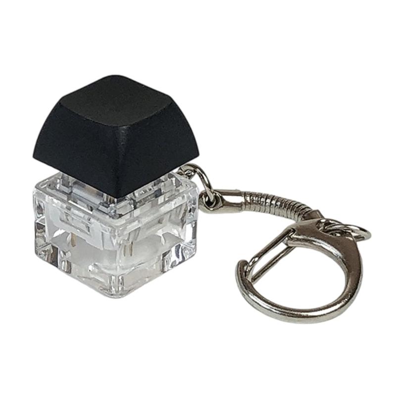 Sensory Mechanical Keychain Stress Relief Toy 5000+ Presses Count Soft ABS Portable Focusing Tool For Classroom Office Travel