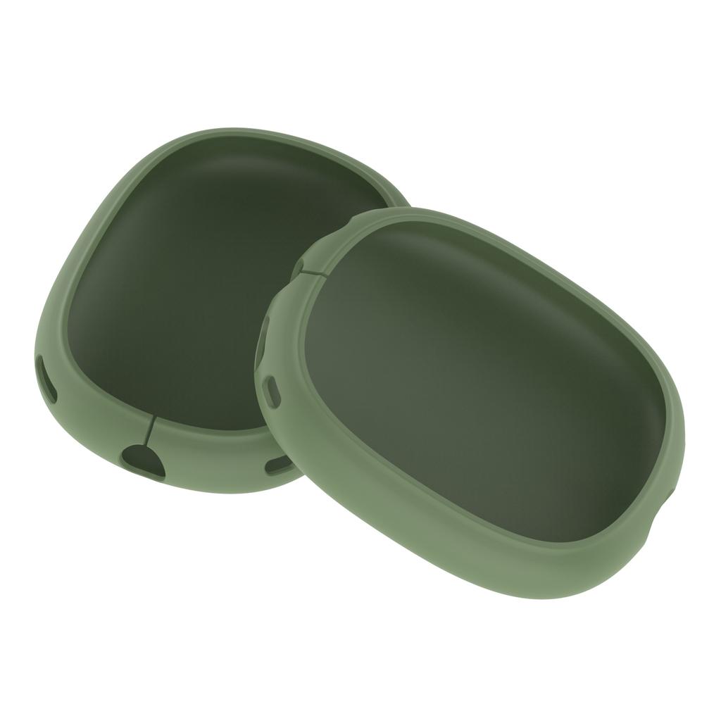 Silicone Case Cover for AirPods Max with USB-C Bluetooth-Compatible Headset Anti-Scratch Ear Pad Soft Shell Protectors