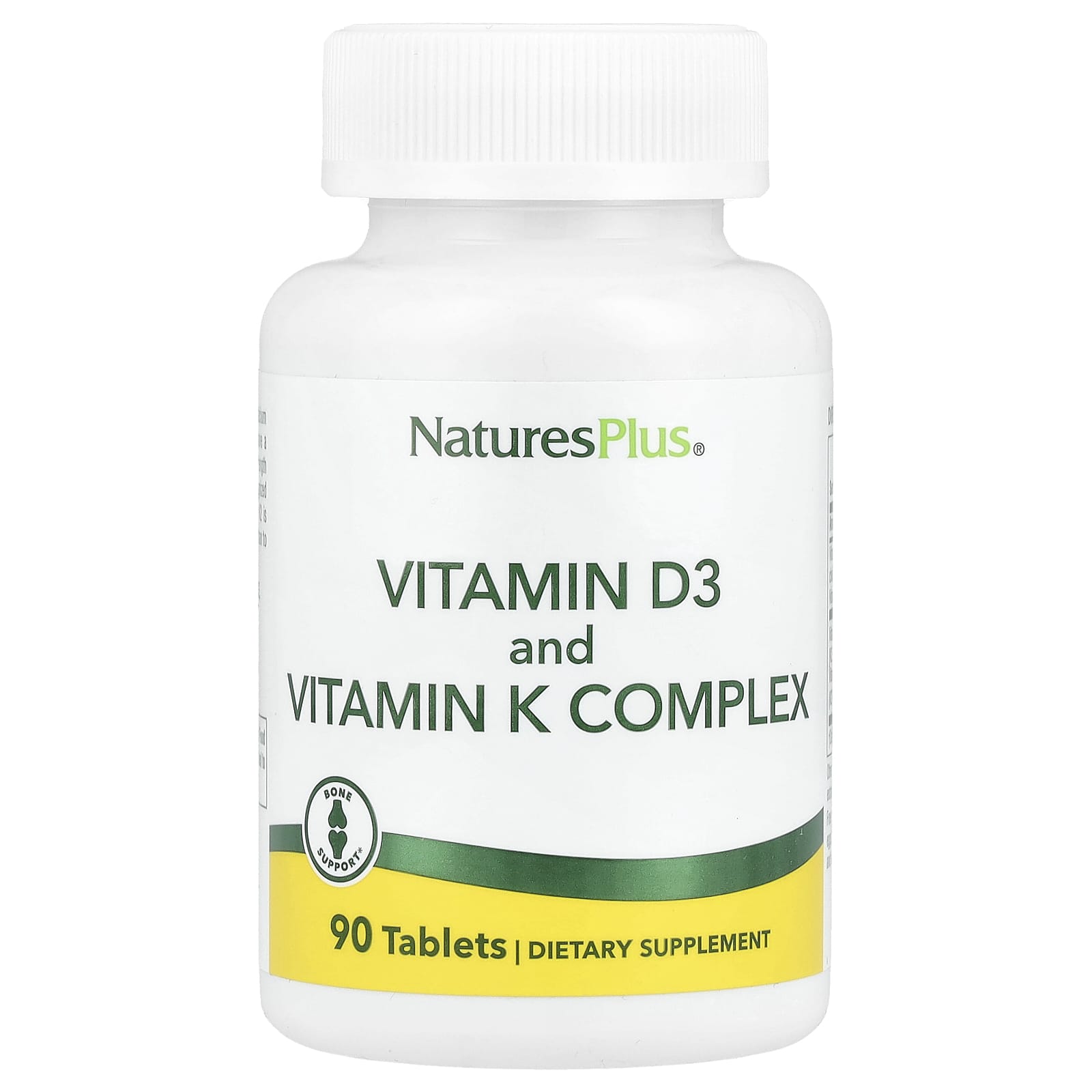 

Vitamin D3 & Vitamin K Complex, 90 Tablets