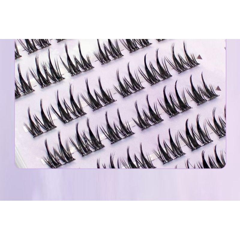 LuxeFlutter - Puppenauge Wispy Cluster Kleberfreie Falsche Wimpern